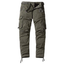Cotton Cargo Pants Men Casual Straight Solid Trousers Military Tactical Sports Pants Jogging