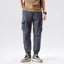 Spring Autumn Cargo Pants For Men Loose-fit Casual Cargo Pants