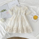 Children Summer Children Summer Dress Girl Short Sleeved Princess Dress