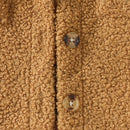 Winter Grid Jackets Boys Girl Plush Single-breasted Baby Boy Coat Lapel Autumn Kids Outerwear Coats Children Overcoat