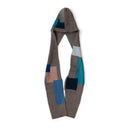 Casual Neckerchief Autumn and Winter Warm Two in One Patch Knitted Cold Hat Scarf