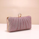 Evening Bags Finger Ring Diamonds Clutch Prom Dinner Handbags With Chain Purse