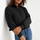 Chic Women Sweatshirt Tops Pullover Female Hoodies Quilted Jackets