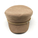 Women Girl chain Beret French Artist Warm Winter Beanie Hat Elegant Lady Winter Caps