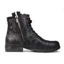 Genuine Leather Men Shoes Handmade Ankle Boots Boots Classic Shoes Motorcycle Men Boots