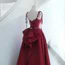 Bride Wedding Dress Beads Maxi Dress Elegnat Banquet Dress Formal Dress