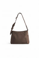 Brown shoulder bag on a white background, Obroi