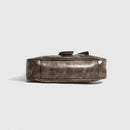 Retro Belt Design Shoulder Bags for Women Small Vintage Female Underarm Handbags