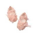 Adorable Baby Girl Bow Flats Shoes with Petal Design for Special Occasions and Baby Showers