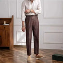 Spring Autumn Men Linen Pants Trousers Lightweight Breathable Casual Pants