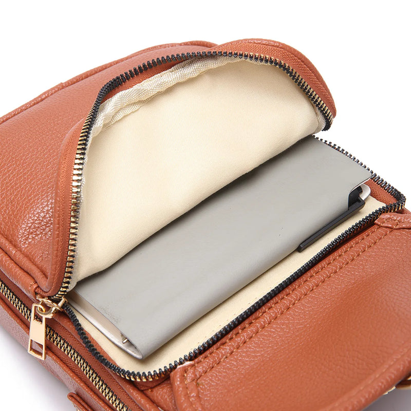 Women's Bag Shoulder Bag Double Layer Large Capacity Women Crossbody Messenger Bags
