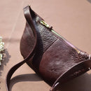 Retro trend chest bag men shoulder bag leather crossbody backpack casual