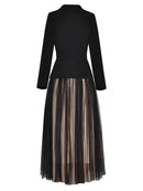 Spring Autumn Women's Suit Long sleeved Hidden Breasted Suit skirt Elegant Commuter Two-Piece Set