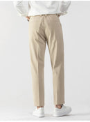 Summer Men's Pants Thin Straight Casual Drape Formal Trousers