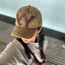 Embroidery Baseball Cap Flat Brim Wide Brim Cotton Casual Hat