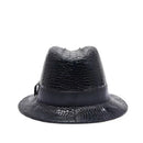 Genuine leather sun hat