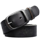 Casual Simple Belt Men's Jeans Buckle Belt Leather Waistband for Men