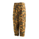 Men Camouflage Cargo Pants Autumn Winter Contrast Pocket Design Male Trousers