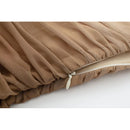 Women Vintage Ruched Mesh Sling Dress Party