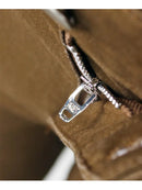 Brown Mid High Waist Cropped Jeans Woman Ultra Stretchy Skinny Denim Pants Jeans For Women Clothing