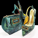 Inspired Elegant Women’s High Heels and Bag Wedding Party Shoes and Bag Exclusive Products