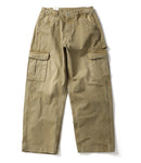 Distressed Cargo Pants Men Multi-Pocket Retro Safari Style Loose Wide Leg Zipper Fly Trousers Men
