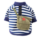 Pet Clothes Winter Autumn Stripe Sweater Cat Cute Pullover Small Dog Cartoon Knitwear Poodle