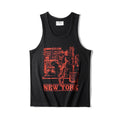 Summer Retro Sleeveless T-shirt Men's Cotton Washed Casual Vest