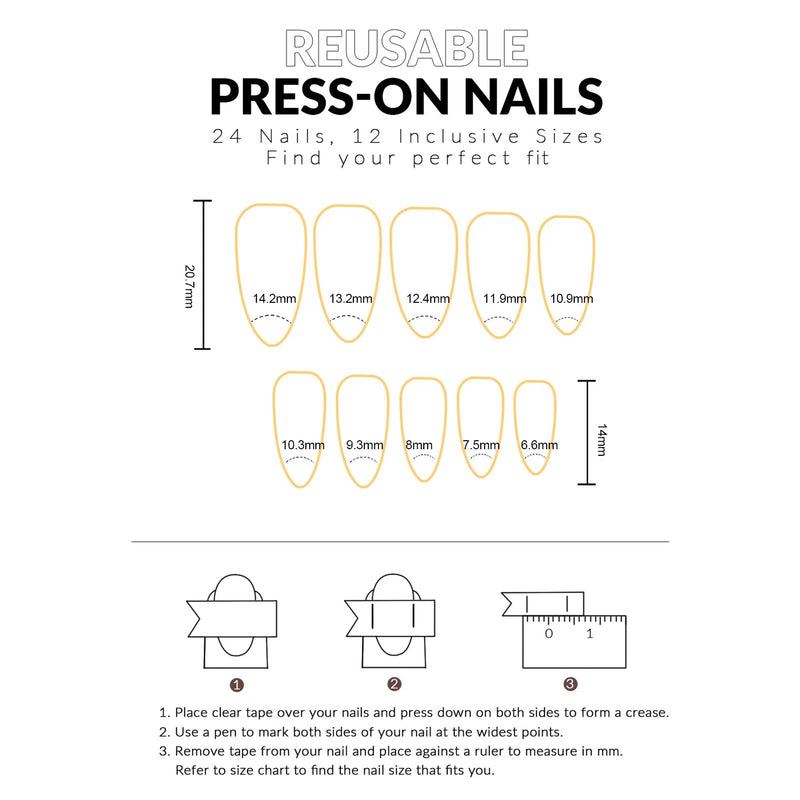 24pcs Ice Transparent Pink False Nails Almond Press On Nails Spring Charming False Nail Tips