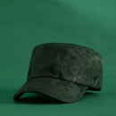 Men Military Cap Summer Autumn Casual Cadet Hat Flat Top Caps Adjustable