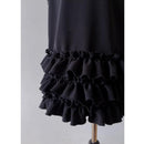 Spanish Baby Girl Black Boutique Toddler Summer Sleeveless Ruffle Frocks Child O Neck Dresses Kids Evening Party Clothes