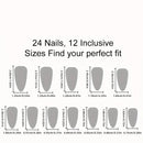 Almond shape autumn and winter black matte texture simple crimson lines fake nails