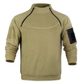 Autumn and Winter New Men Military Tactical Fleece Jacket Men Outdoor Mountaineering Climbing Fleece Warm Plush Pullover