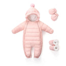 Winter Baby Romper Infant Outdoors Jumpsuit Hooded Thicker Warm Down Jacket For Boys Girls