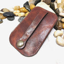 Thin Key Case Leather Drawstring Key Holder Mini Key Bag Small House Keys Organizer Wallet Pouch