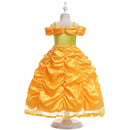 Princess Dress for Girl Kids Floral Ball Gown Child Cosplay Bella Beauty and The Beast Costume