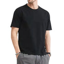 T Shirt For Men Summer Cotton Solid Blank O-neck Men Clothing