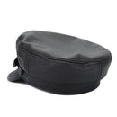 Brown Military Captains Hat Genuine Leather Newsboy Cap Flat Autumn Winter Luxury Designer Sailor Caps