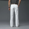 Summer Thin Mens Flared Pants Cargo Pants Men Leg Fit Classic Flare Male Straight Trousers