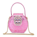 Shoe and Bag Set for Party in Women Ladies Shoe and Bag Set Latest Designers Rhinestone Elegant Shoes