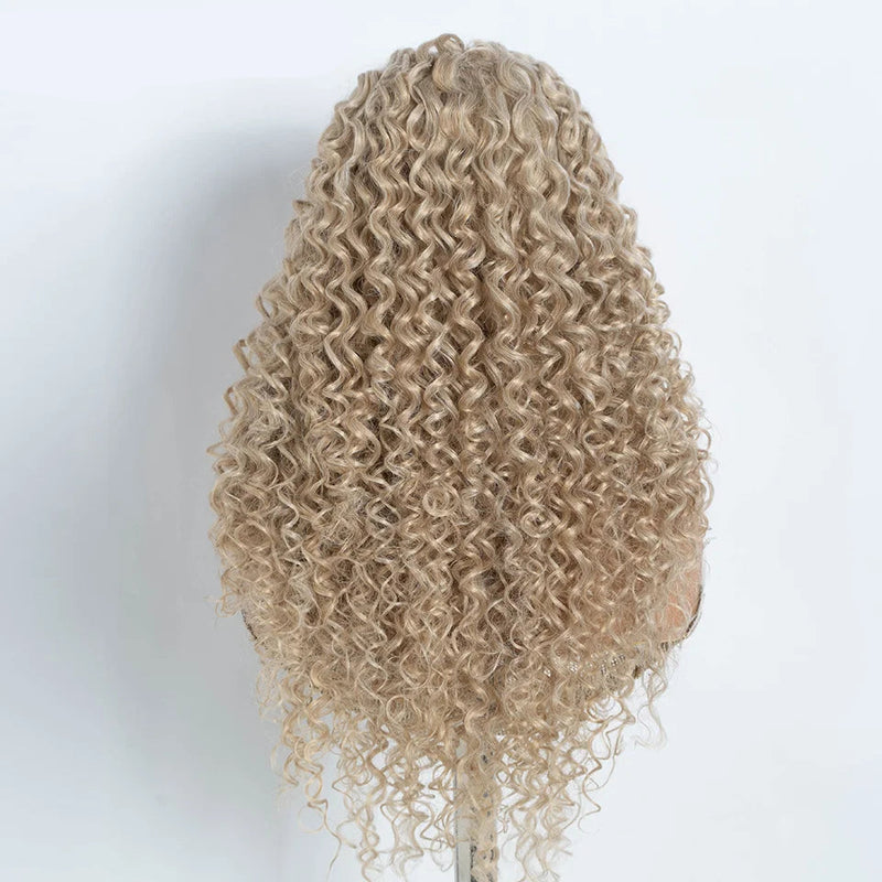 Lace Front Wigs For Women 30 Inch Curly Lace Wig With Baby Hair Blonde Ginger Cosplay Wigs