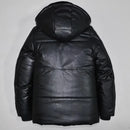 Men's Leather Winter Jacket – Genuine Removable Faux Fur Lining Casual
