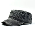 Summer Military Hat Big Head Man Large Size Pure Cotton Army Flat Cap