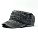 Summer Military Hat Big Head Man Large Size Pure Cotton Army Flat Cap