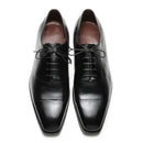 Oxford Men Dress Shoes Formal Wedding Best Shoe Business Handmade Genuine Leather Office Designer Mens Shoes