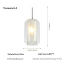 Modern Minimalist Living Room Dining Room Marble Glass Chandelier Creative Indoor Bedroom Bedside Stairs Ceiling Lamp