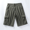 Men Summer Cotton Cargo Shorts Mens Classic Casual Tactical Shorts Pants