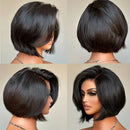 Pre-Cut Lace Front Human Hair Wig for Women Pre Plucked Knots Glueless Ready to Wear Lace Wig