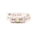 Pearl Bow Pet Collars Adjustable Dog Collar Poodle Pomeranian Terrier Dogs Accessories Safety Buckle Cat Collar