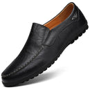 Classic Men's Leather Casual Shoes Breathable Loafers Men Cross-border Shoes Men Comfortable Slip-ons